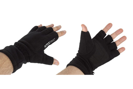Перчатки NTLS Fleece gloves windproof без пальцев цв. dark blue р-р.  M/L