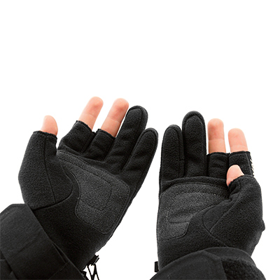 Перчатки NTLS Fleece gloves windproof два пальца цв. dark blue р-р.  M/L